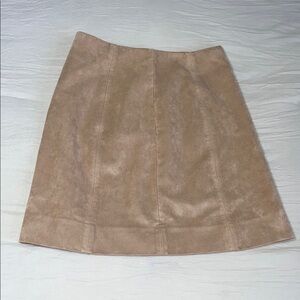 Babaton Tan A-Line Mini Skirt Casual‎